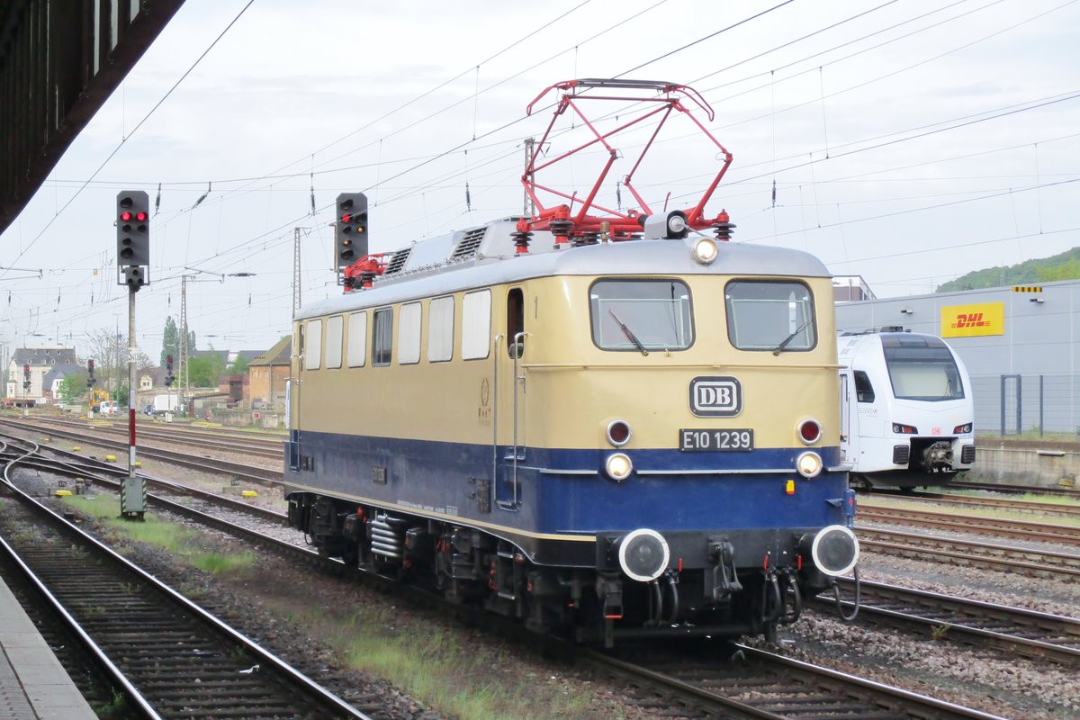 E 10 1239 lauft am 29 April 2018 um in Trier. 