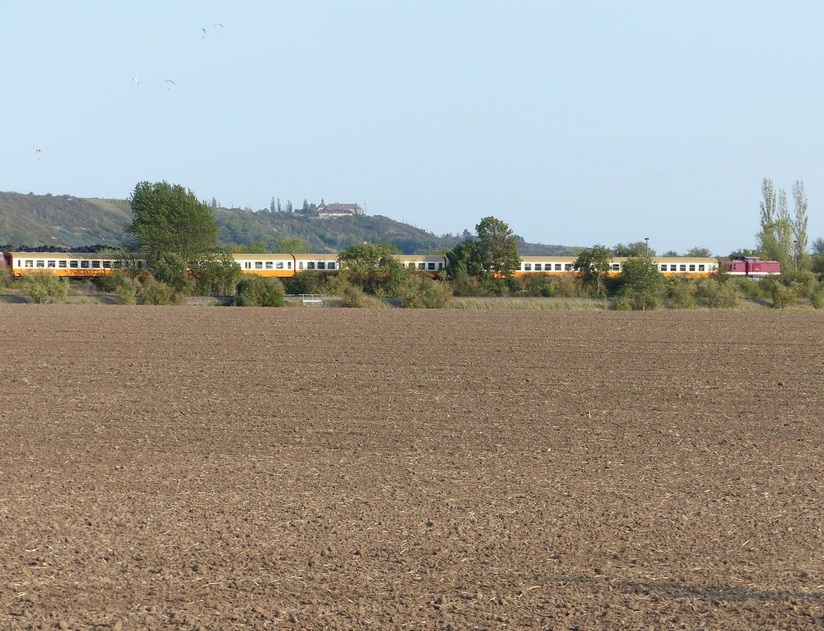 EBS 110 001-5 mit dem DPE 30142 aus Wei�enfels, am 12.09.2020 im Anschluss der Erfurter Bahnservice GmbH in Karsdorf.