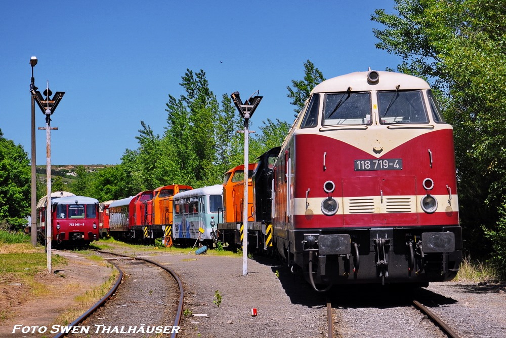 EBS 118 719-4 im Jahr 2007 in Karsdorf. (Foto: Sven Thalhäuser)