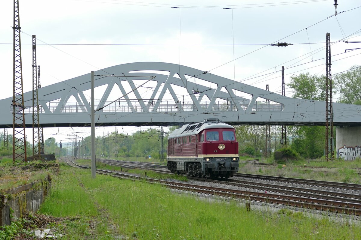 EBS 132 293 am 19.05.2021 in Naumburg Hbf. (Foto: Wolfgang Krolop)
