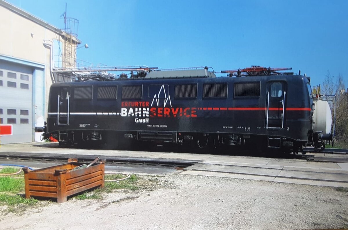 EBS 140 772-5 am 28.04.2021 in Karsdorf. (Foto: Bodo Zorn)