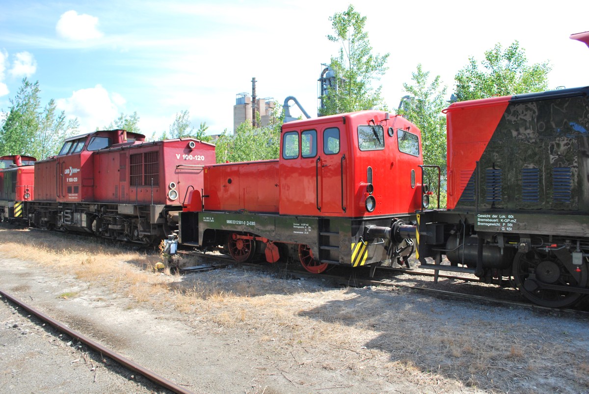 EBS 312 501-0 am 25.05.2014 abgestellt in Karsdorf. (Foto: Mario Fliege)