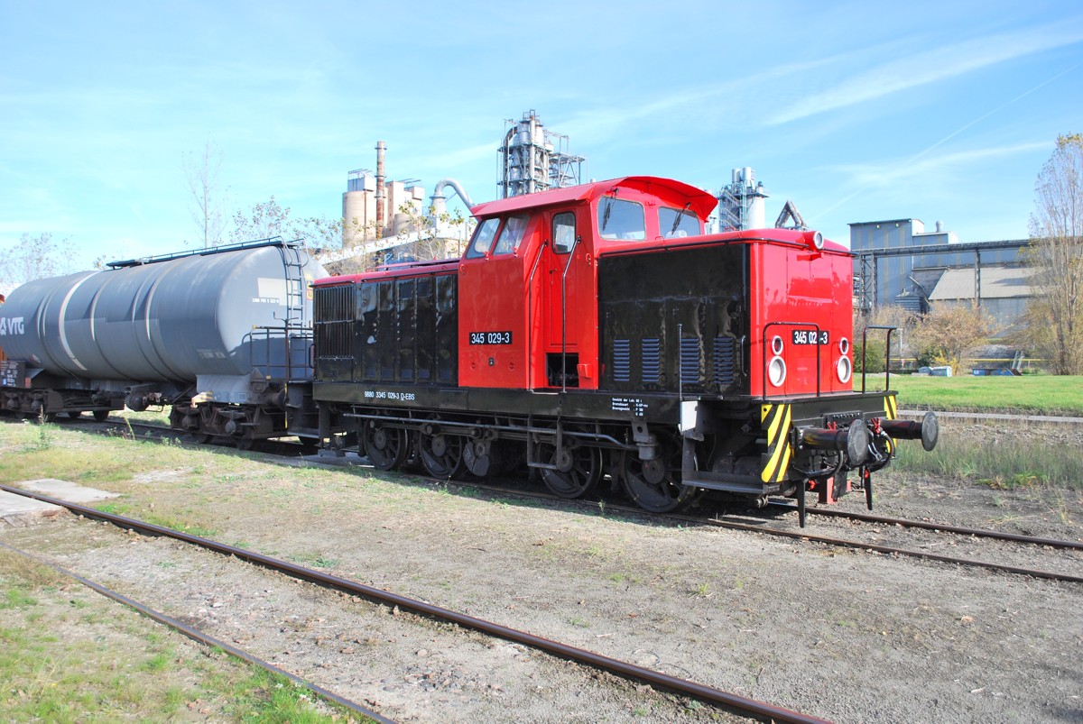 EBS 345 029-3 am 02.11.2014 in Karsdorf. (Foto: Mario Fliege)