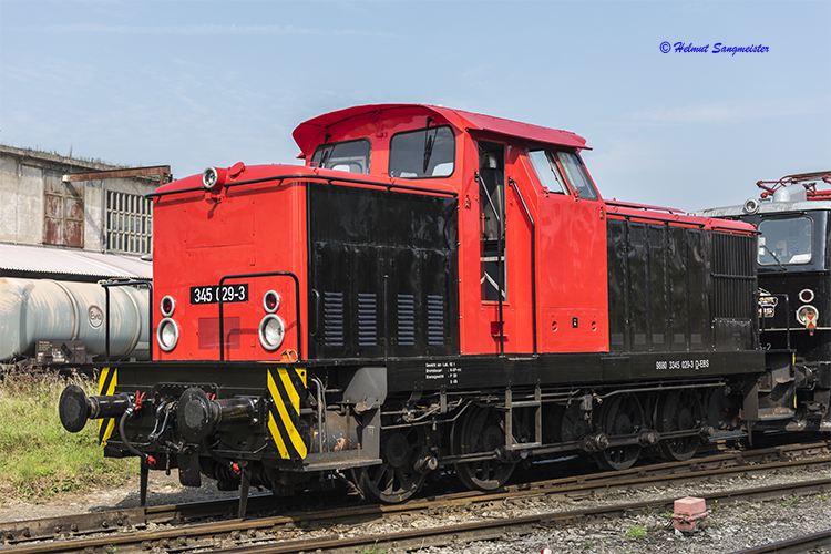 EBS 345 029-3 am 16.09.2014 in Karsdorf. (Foto: Helmut Sangmeister)