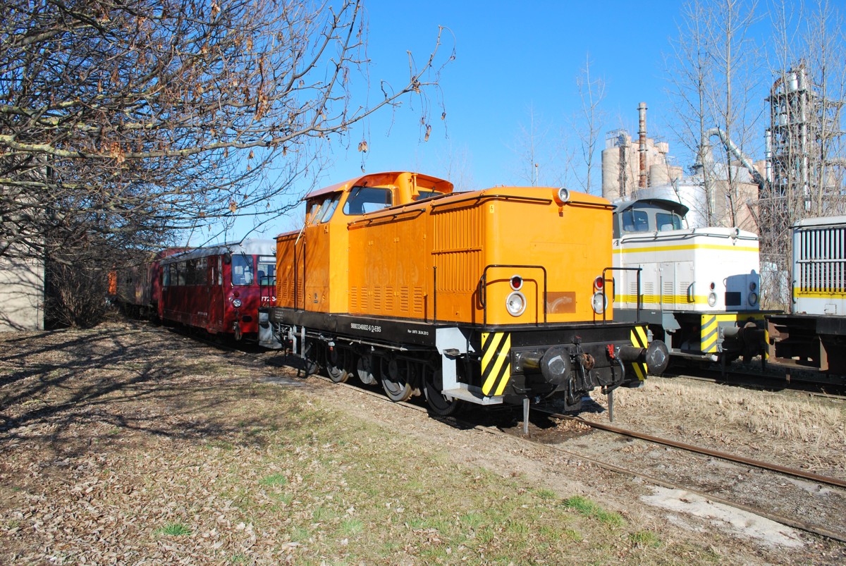 EBS 346 602-6 am 23.02.2014 abgestellt in Karsdorf. (Foto: Mario Fliege)