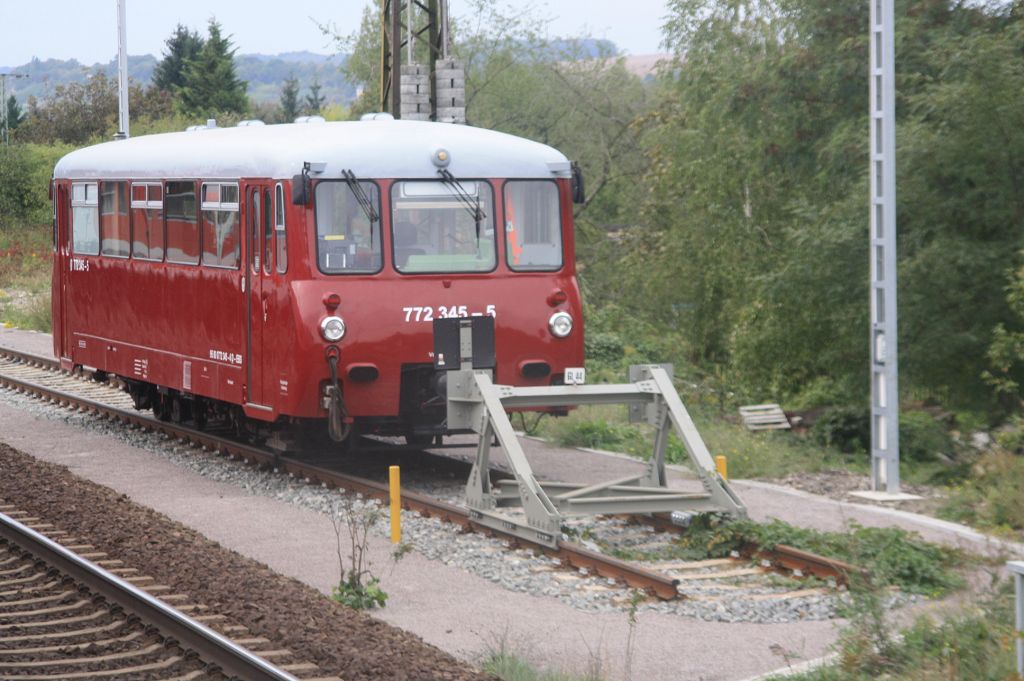 EBS 772 345-5 am 05.10.2013 abgestellt in Naumburg Hbf. (Foto: Alex Huber)