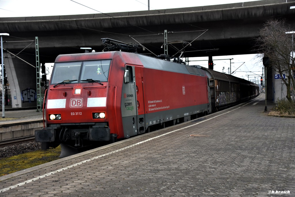 EG 3112 zog einen mischer durch hh-harburg,18.02.17