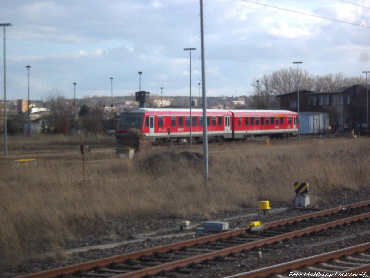 ein 628er abgestellt in Pasewalk am 16.2.14