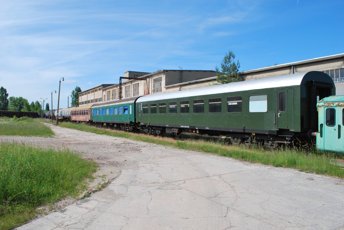 Ein Bghw Wagen mit der Nummer 75 80 28-11 025-5 D-BE, am 25.05.2014 abgestellt bei der EBS in Karsdorf. (Foto: Mario Fliege)