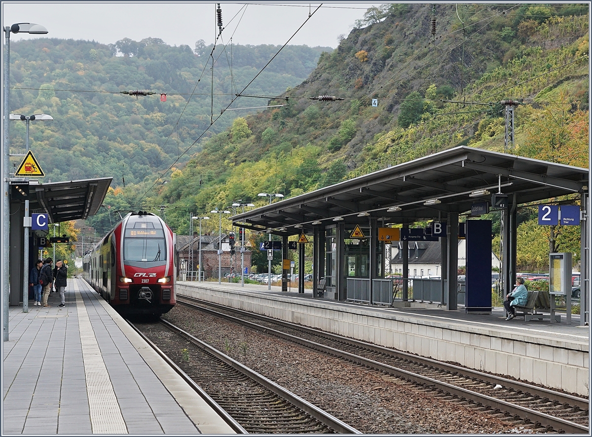 Ein CFL Kiss der Serie 2300 erreicht Cochem.
2. Okt. 2017