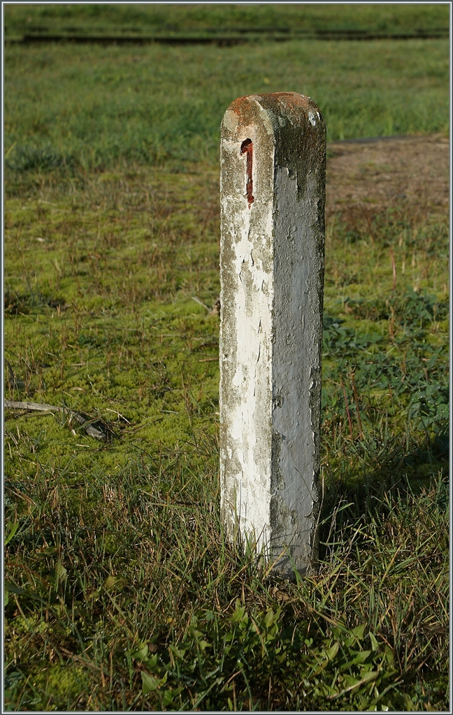 Ein französichses Hektometerzeichen in Delle.
18. Okt. 2012