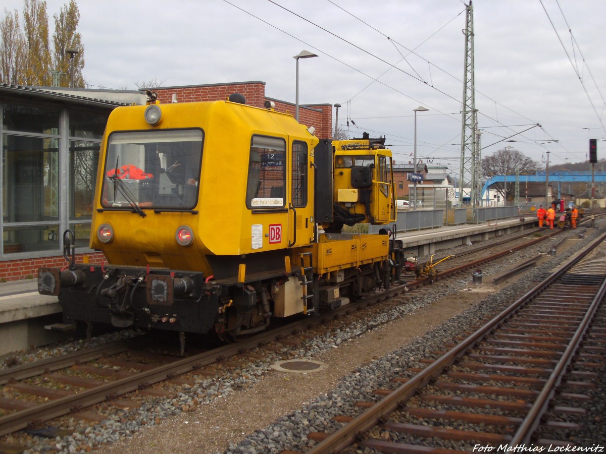 Ein GAF bei der Arbeit im Bahnhof Bergen auf Rgen am 14.11.13