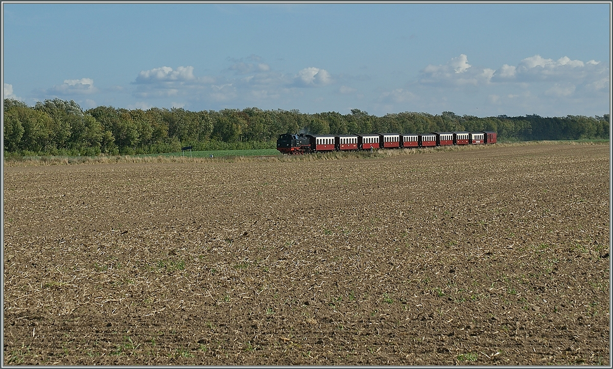 Ein Molli Dampfzug zwischen Steilküste und Kühlungsborn.
20. Sept 2012
