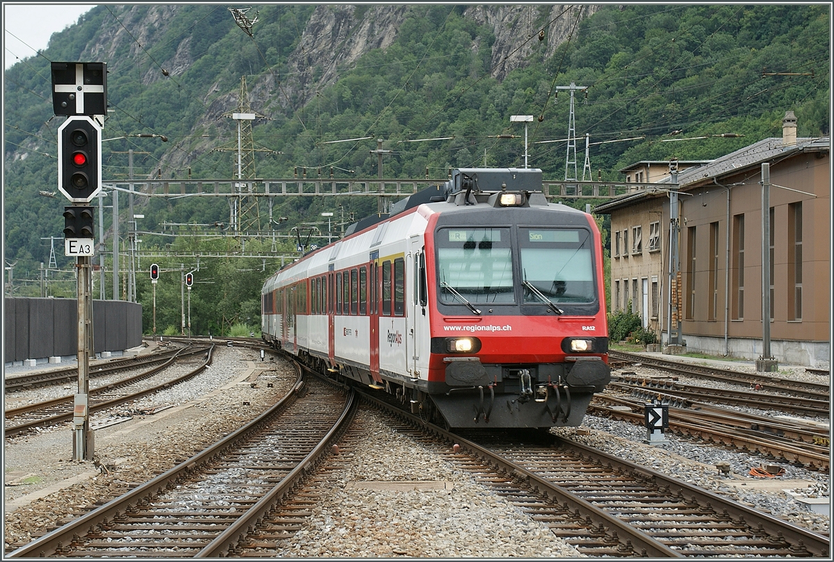 Ein  Walliser Domino  erreicht Brig.
29.06.2011