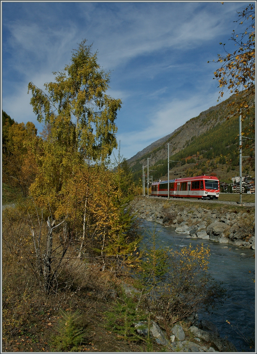 Ein Zermatt Shuttle bei Täsch,
21. Okt. 2013