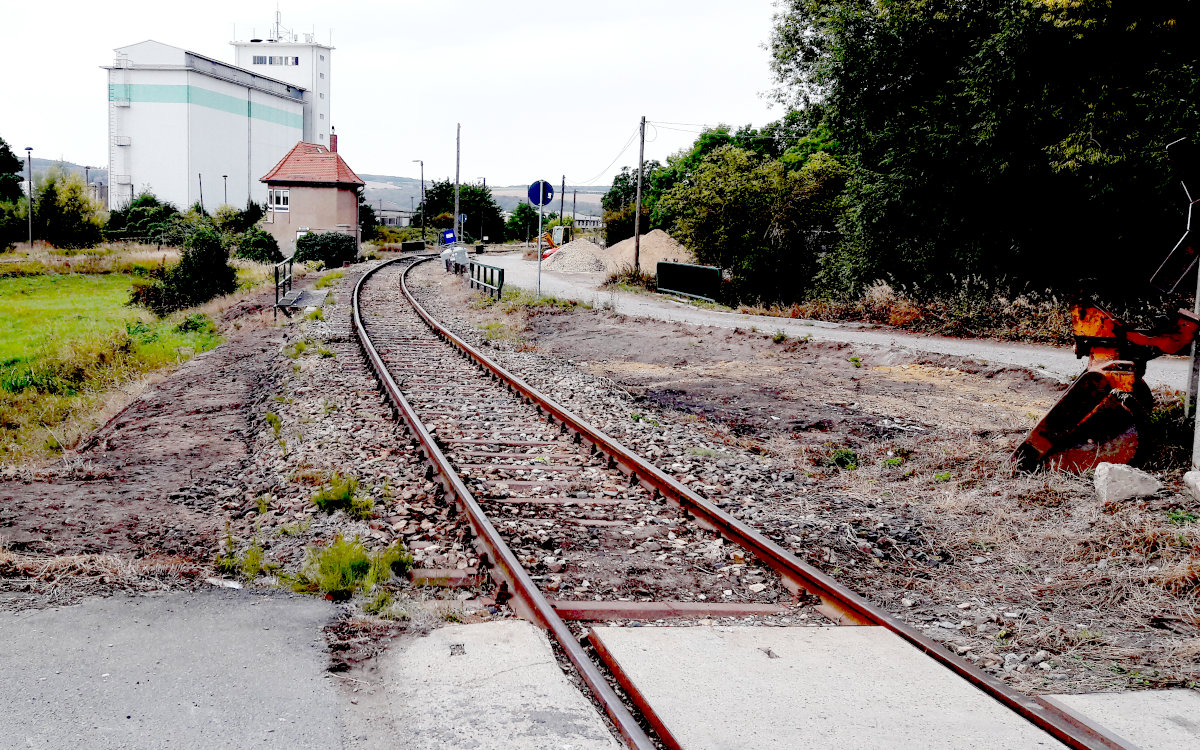 Einfahrt aus Richtung Querfurt in die heutige Awanst Vitzenburg, am 07.09.2019 (Foto: Thomas Wedekind)