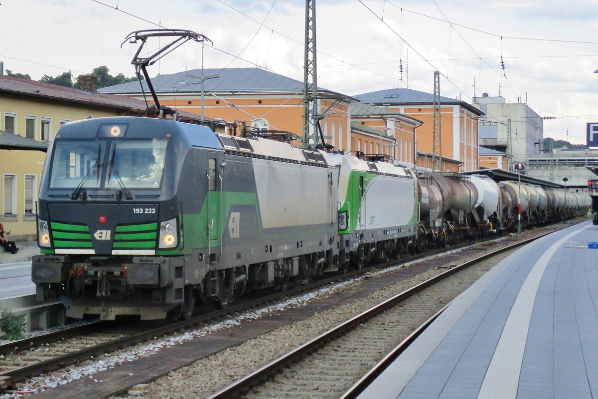 ELL 193 233 durchfahrt am 9 Mai 2018 Passau. 