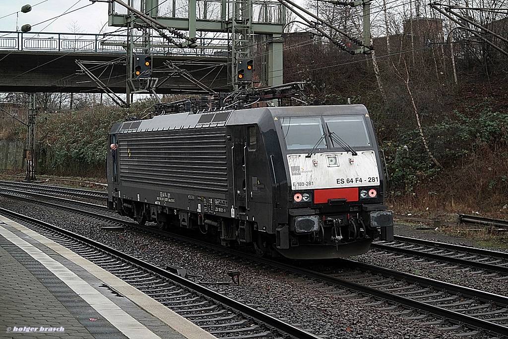 ES 64 F4-281 fuhr lz am 12.02.14 durch hh-harburg