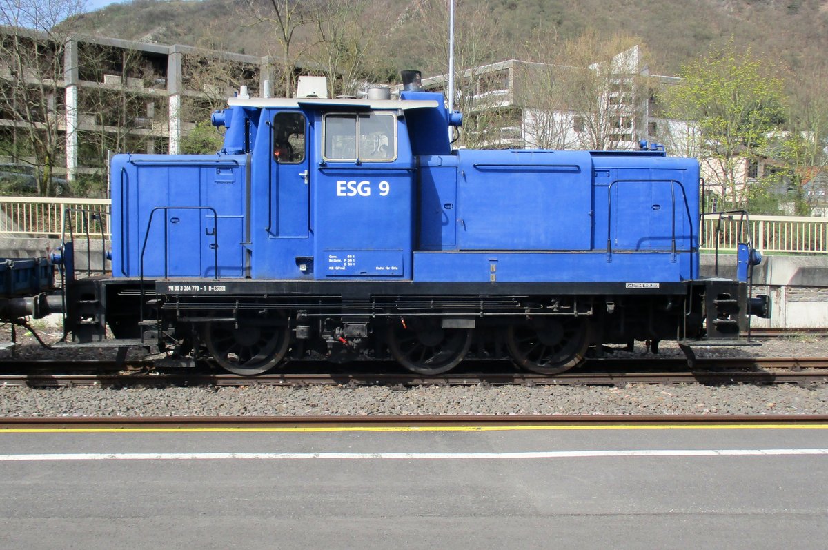 ESG-9, ex 364 778, steht am 29 Mrz 2017 in Bad Mnster am Stein.