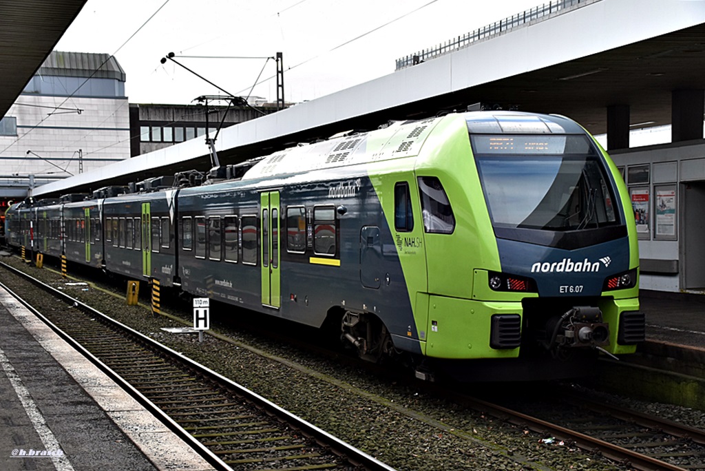 ET 6.07,der NORDBAHN,stand im bf hh-atona,09.01.16