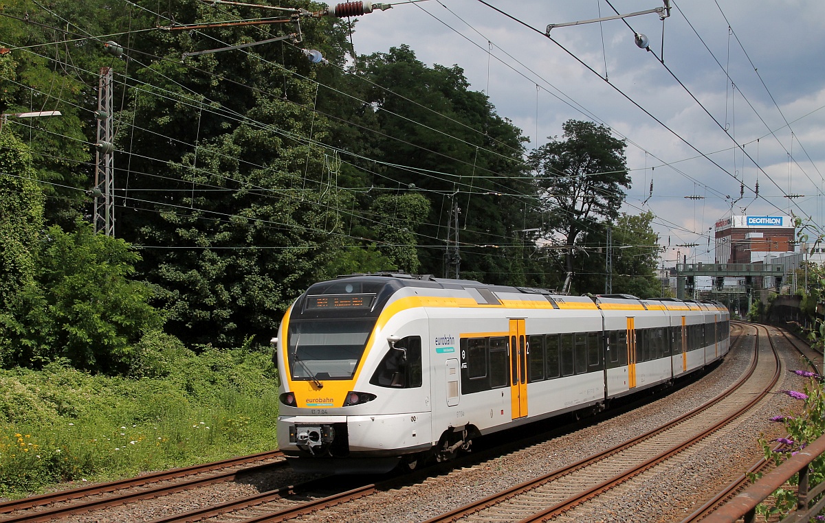 Eurobahn ET 7.04 0429 009/509 Wuppertal-Elberfeld 11.07.2020
