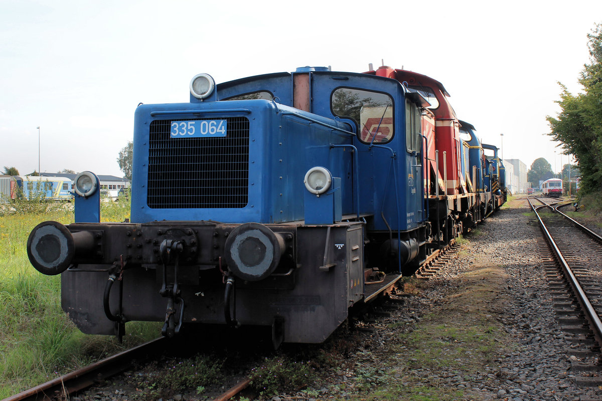 EVB-Betriebshof am 16.09.2018 in Bremervörde.