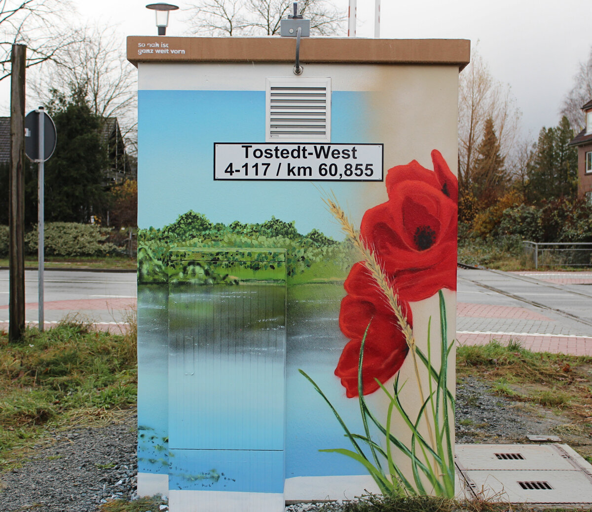 evb Schalthäuschen in Tostedt - West. Datum: 24.11.2023