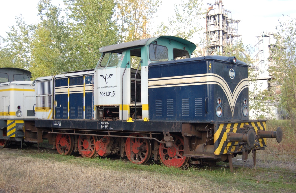ex ARCO 5061.01-5 (LEW 16574) am 21.09.2013 abgestellt in Karsdorf. (Foto: Gunnar H�lzig)