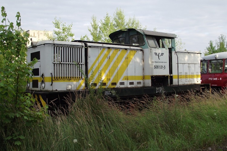ex ARCO 5061.01-5 (LEW 16574), am 31.07.2013 abgestellt in Karsdorf. (Foto: Gerd Schmidt)