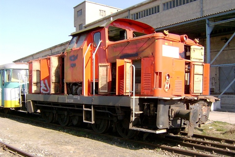 ex hvle V60.2 am 11.03.2007 in Karsdorf. (Foto: Holger Salzer)