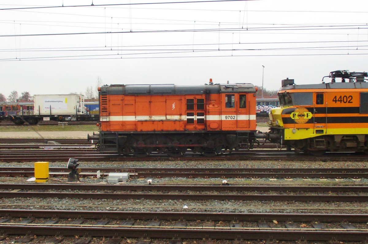 Ex-LOCON 9702 rangiert in Amersfoort am 5 Dezember 2018.