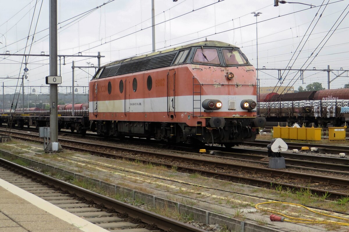 Ex-LOCON 9802 (eine frhere SNCB 62/63) steht am 27 Augustus 2020 in Venlo.