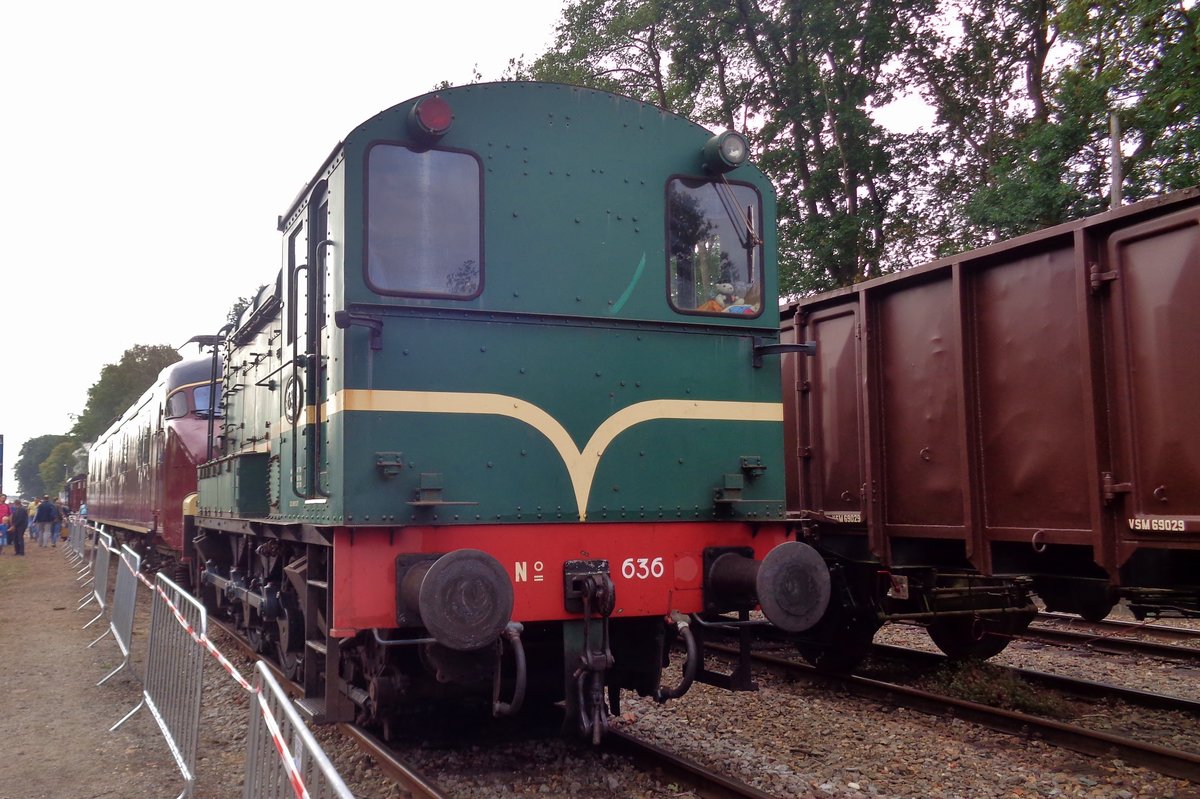 Ex-NS 636 steht am 1 September 2018 ins VSM-Bw Beekbergen.