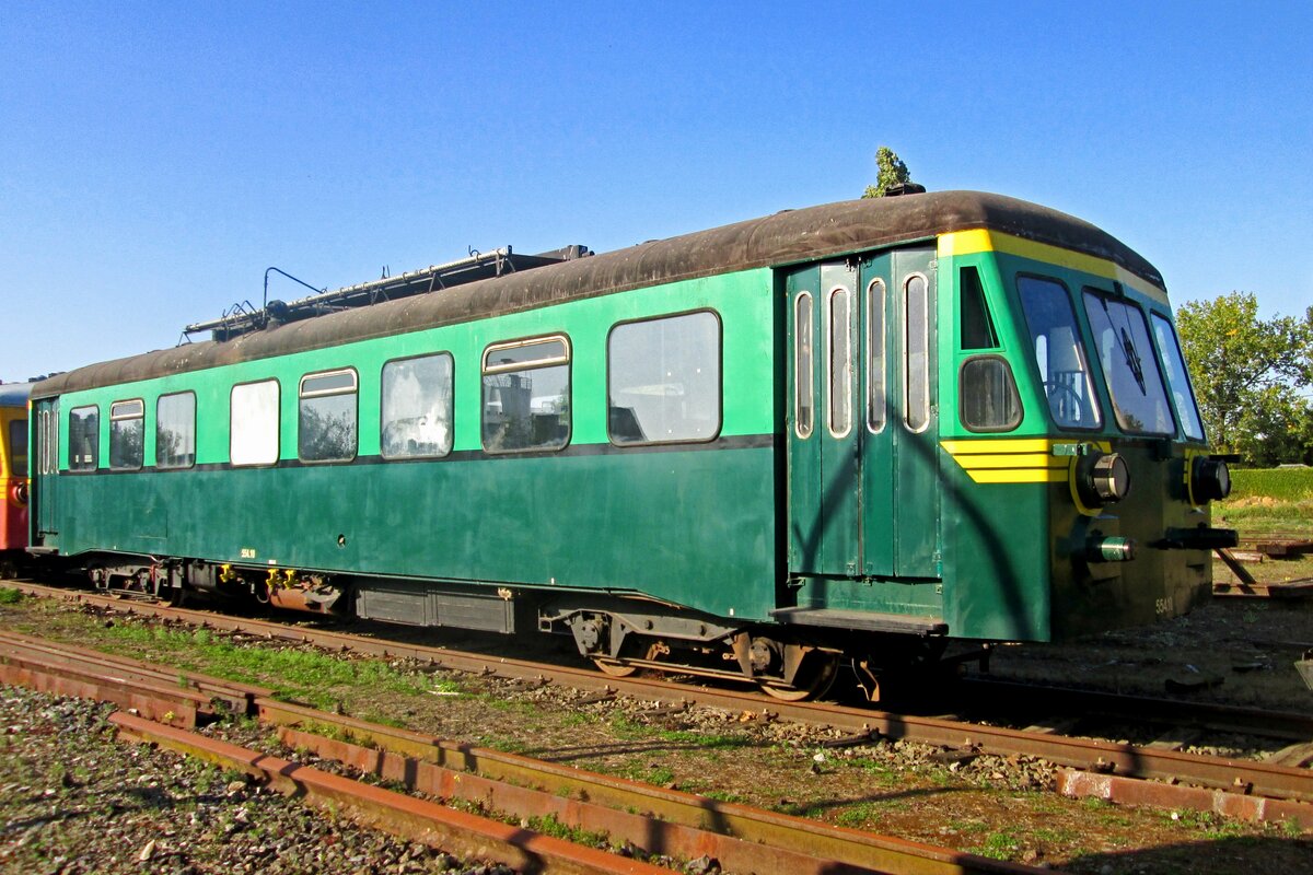 Ex-SNCB 554.10, später 4610, steht am Abend von 21 September 2019 ins Depot der CFV3V in Mariembourg während das Weekend-á-Vapeur. September 2023 wird das 50.Jahresjubiläum der CFV3V geplant.