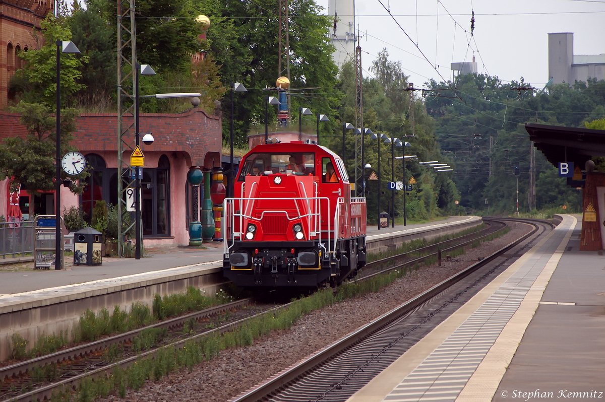 F9 (261 312-3) Städtische Häfen Hannover kam durch Uelzen gefahren und fuhr in Richtung Celle weiter. 29.07.2014