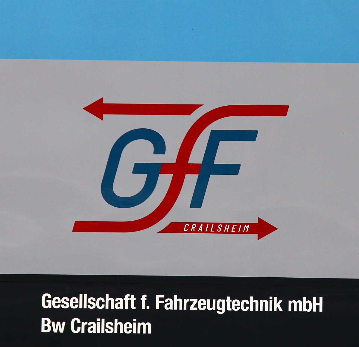 Farblich passt es gut das Logo der  GfF  ....Husum 19.08.2022