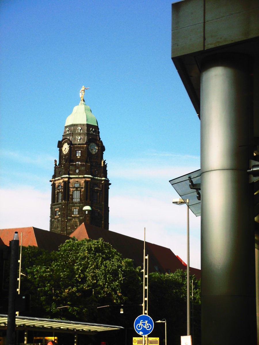 Frauenkirche in Dresden am 22.7.17