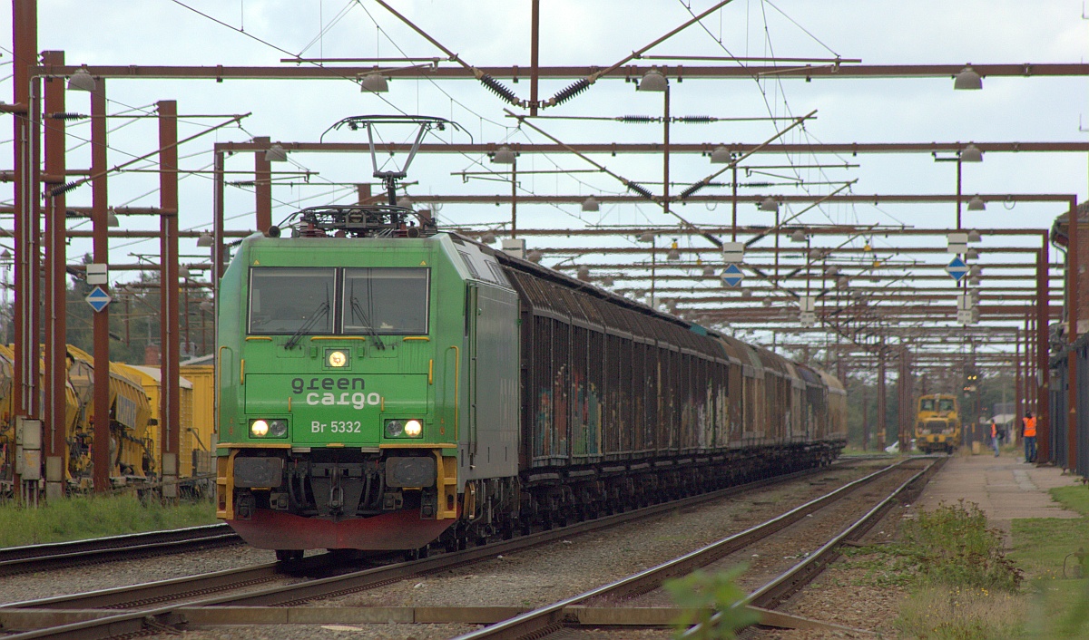 GC Br 5332 mit H-Wagen Zug in Padborg 10.09.2020