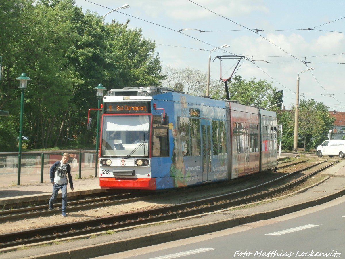 HAVAG Wagen 633 als Linie 5 unterwegs nach Bad Drrenberg am 13.5.15