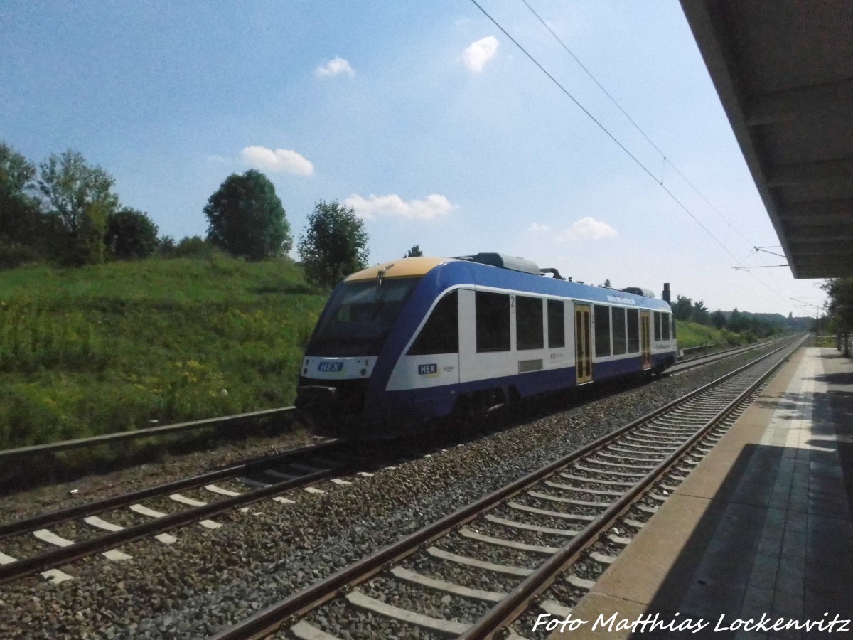 HEX VT 870 unterwegs nach Bernburg am 23.8.15