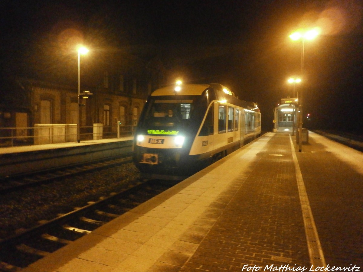 HEX VT 8XX im Bahnhof Knnern am 22.1.15