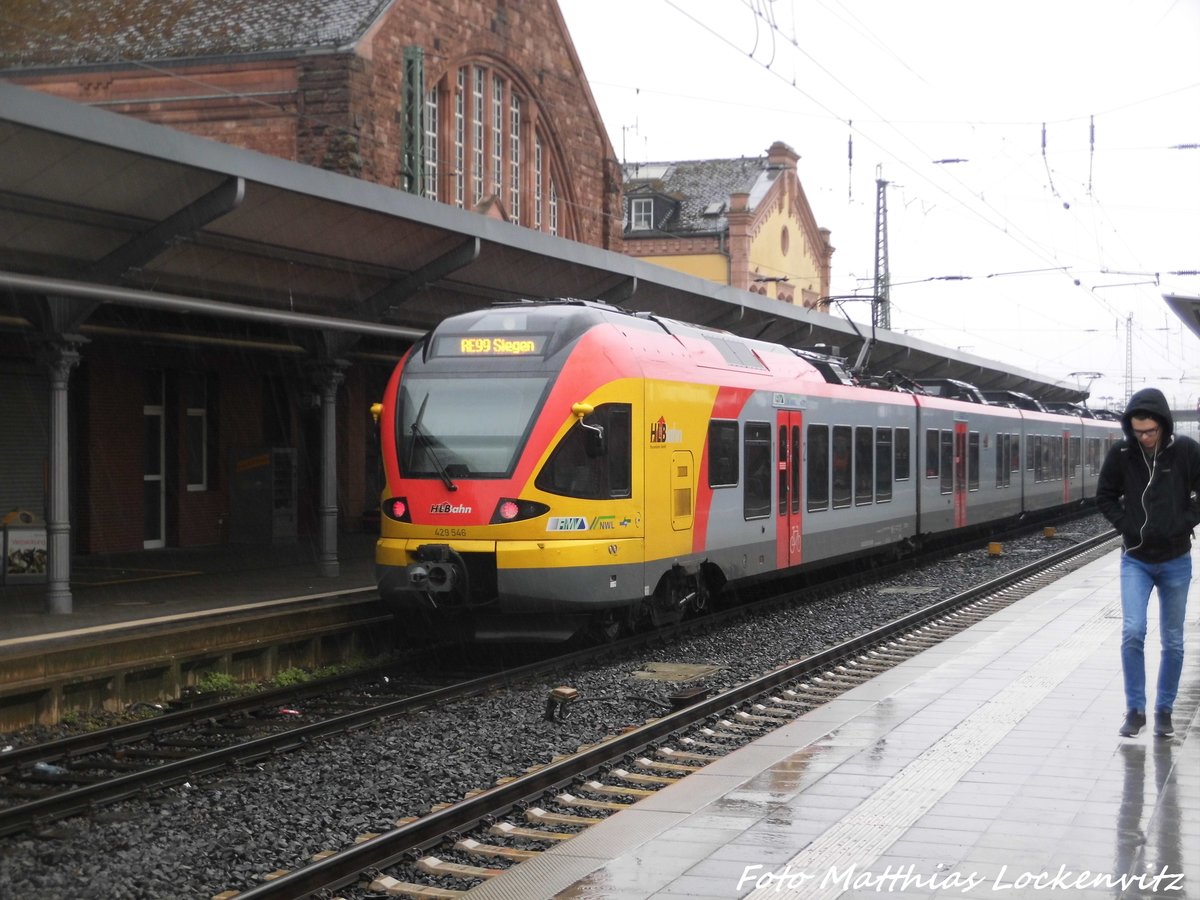 HLB Flirt im Bahnhof Gieen am 31.3.16