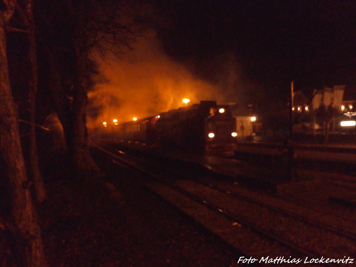 HSB 99 7232 im Bahnhof Drei Annen Hohne am 21.12.14