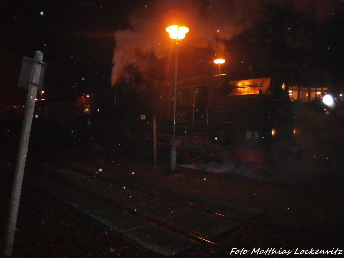 HSB 99 7232 im Bahnhof Drei Annen Hohne am 21.12.14