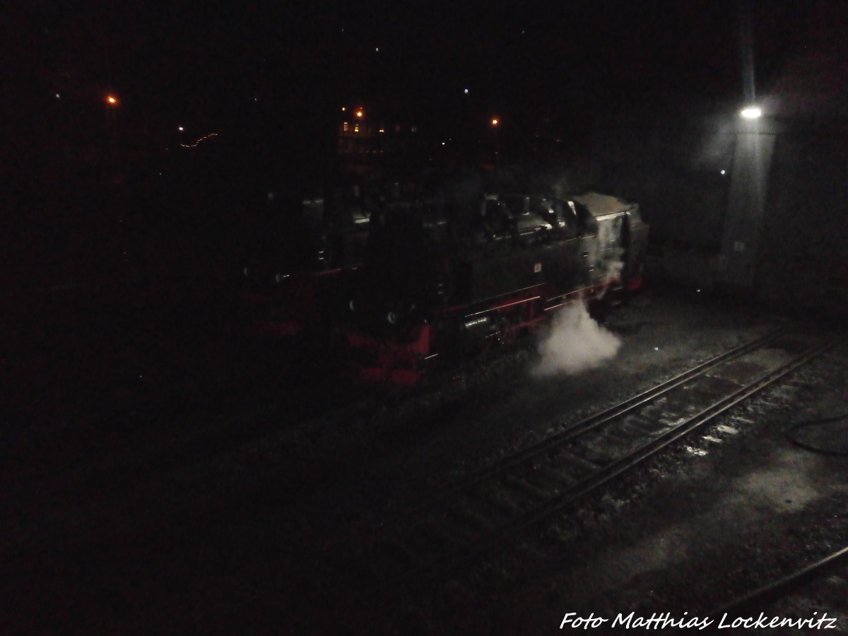 HSB 99 7240-7 & 99 7241-5 in der Einsatzstelle Wernigerode am 21.12.14