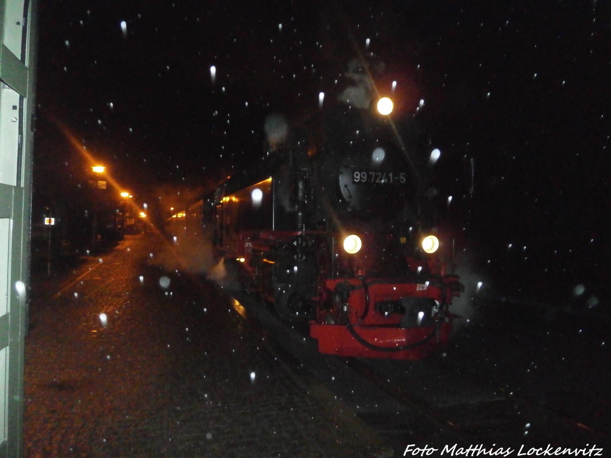 HSB 99 7241-5 im Bahnhof Drei Annen Hohne am 21.12.14