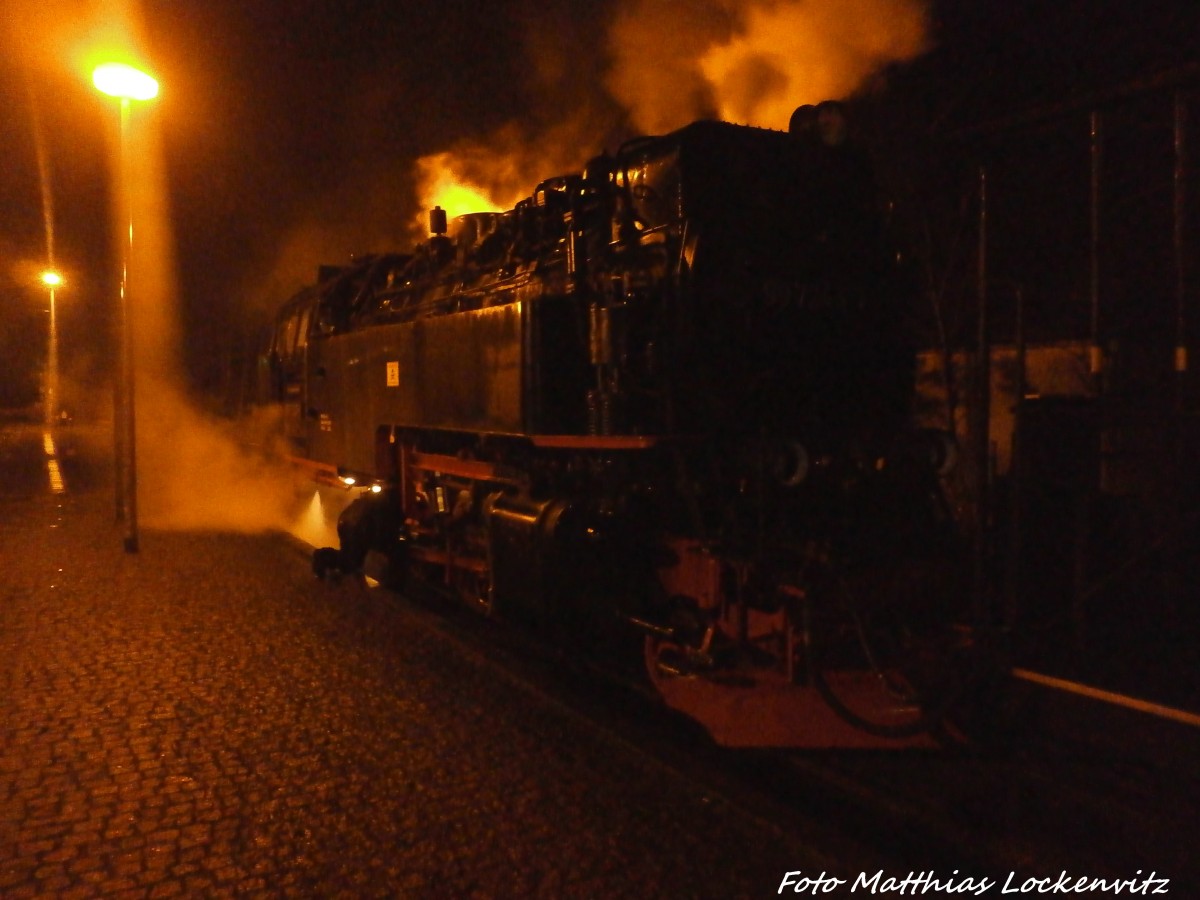 HSB 99 7243-1 im Bahnhof Drei Annen Hohne am 21.12.14