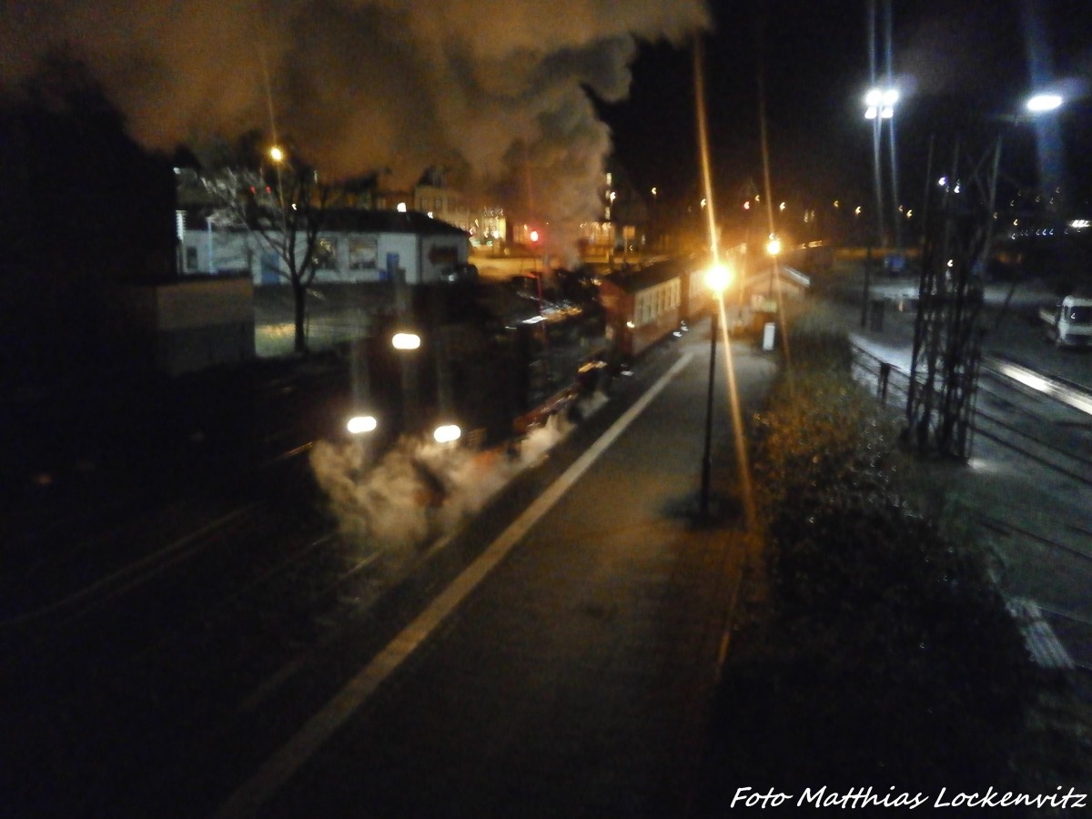 HSB 99 72XX-X auf ranierfahrt im Bahnhof Wernigerode am 21.12.14