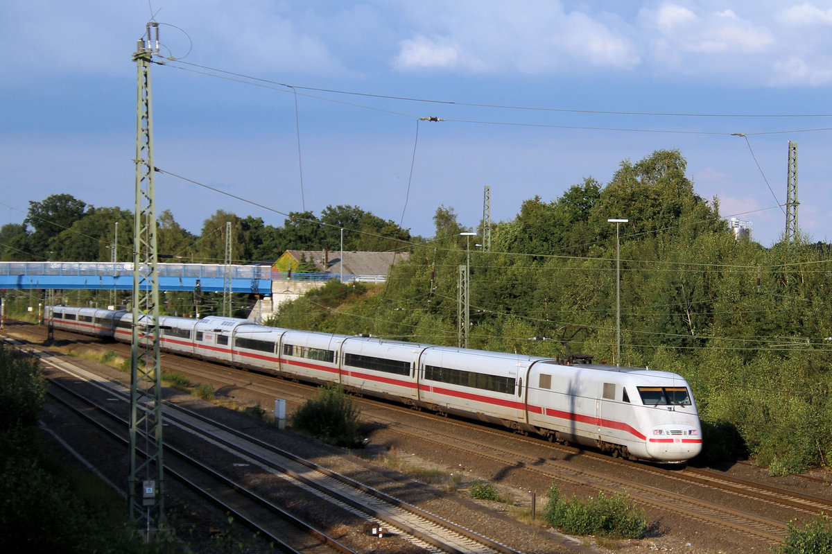 ICE auf den Weg nach Hamburg. Tostedt, 30.08.2020