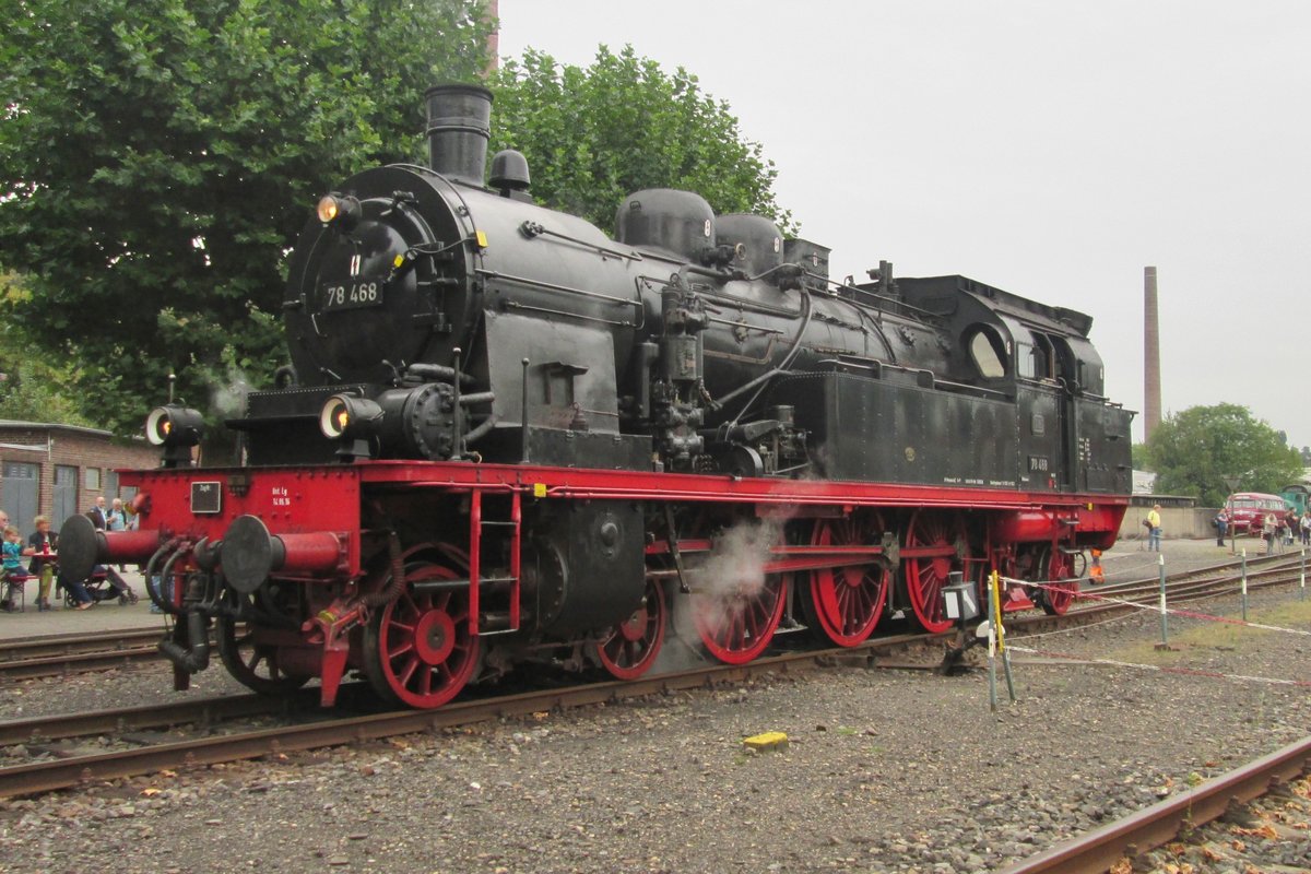 Kabinefahrten auf die 78 468 in Bochum-Dahlhausen am 17 September 2016.